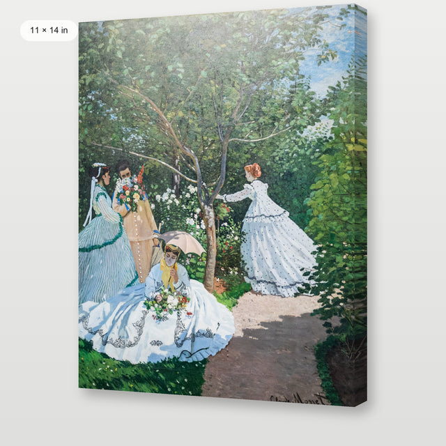 Monet - Woman In The Garden, Gallery Wrap