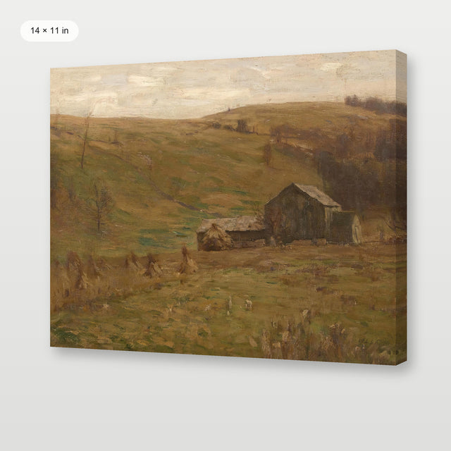 Autumn Barn, Gallery Wrap
