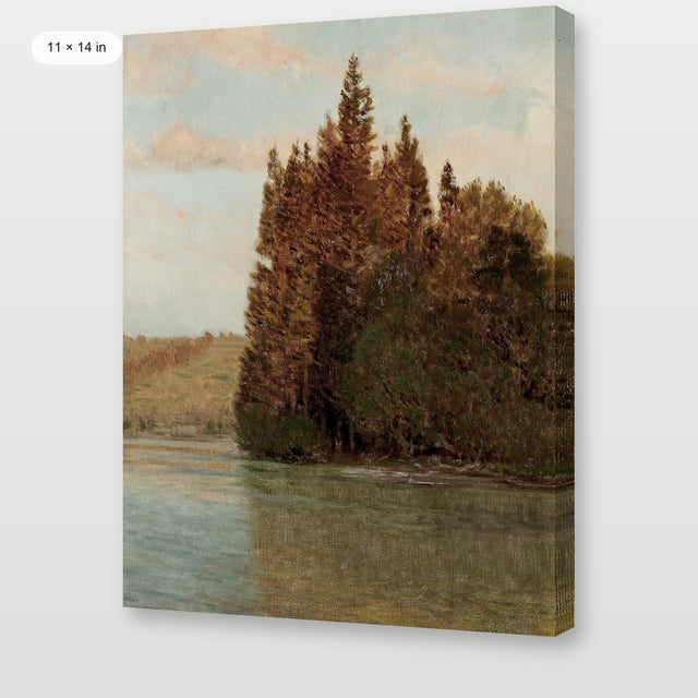 Autumn Tree Reflection, Gallery Wrap