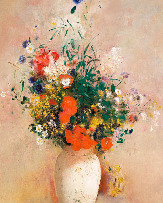 Redon - Vase of Flowers, Full Bleed