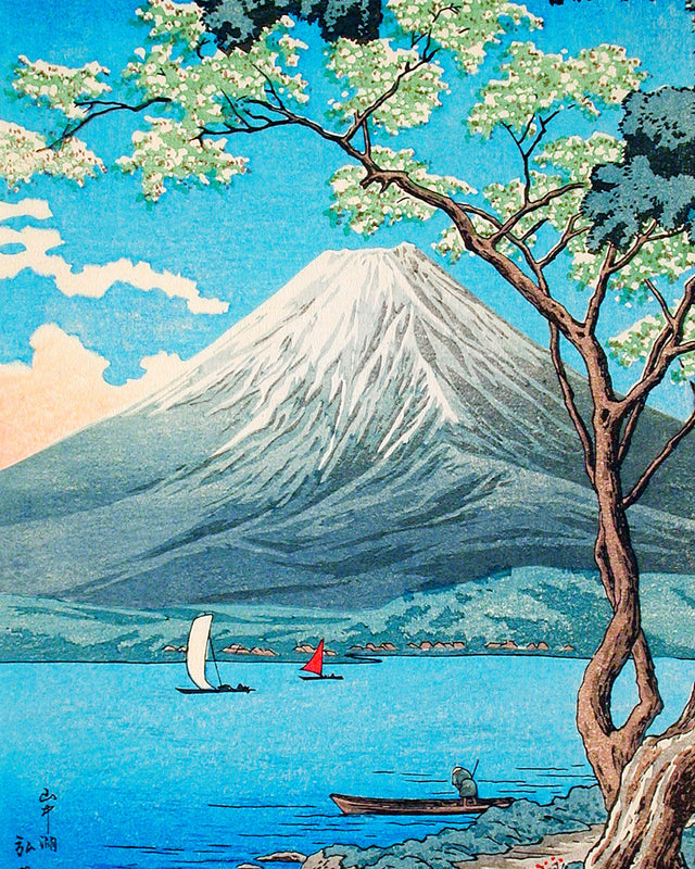 Takahashi - Mount Fuji From Lake Yamanaka, Full Bleed