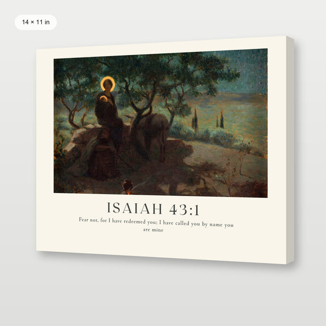 Scripture Isaiah, Gallery Wrap