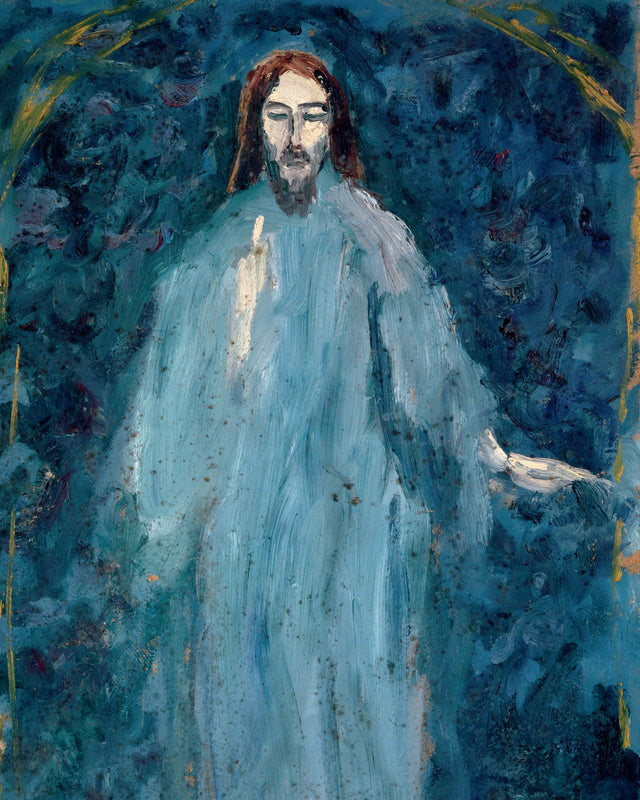 Christ Blessing Art, Full Bleed