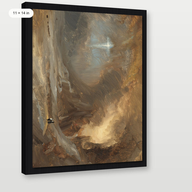 Vision of the Cross Art, Black Floater Frame