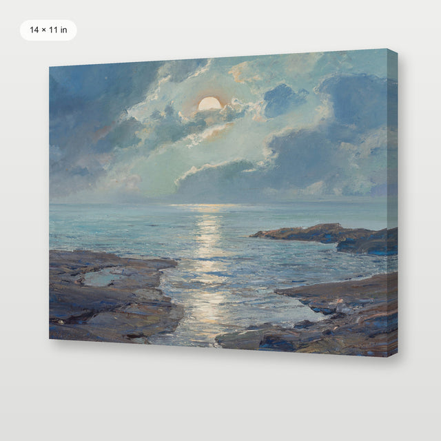 Moon Reflection Meditation, Gallery Wrap