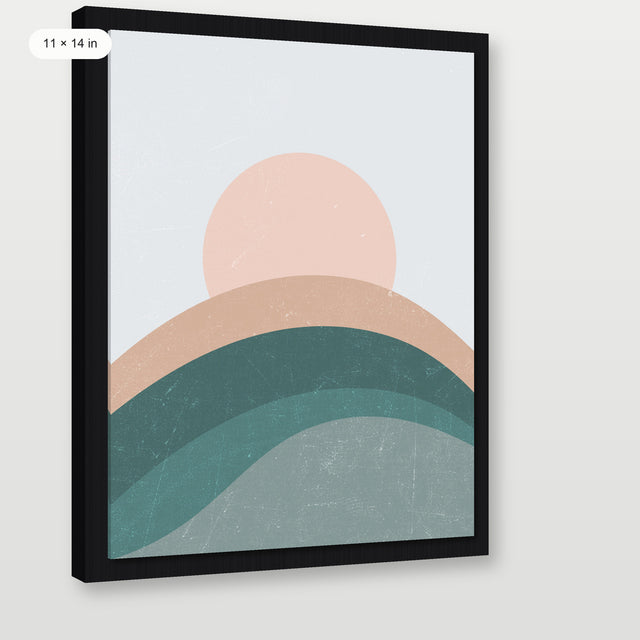 Quiet, Black Floater Frame