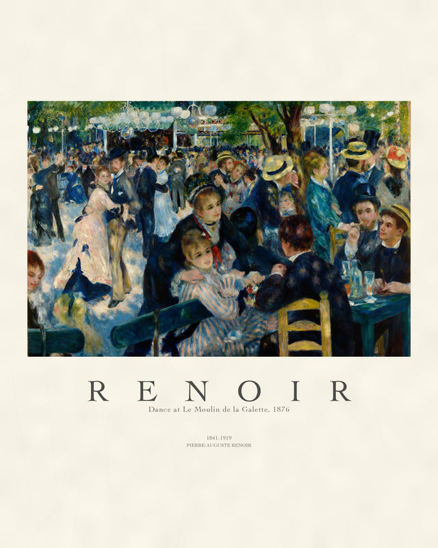 Renoir - Dance at Moulin de la Galette, Gallery Style