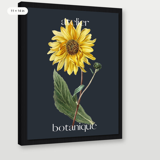 Atelier Botanique P2, Black Floater Frame