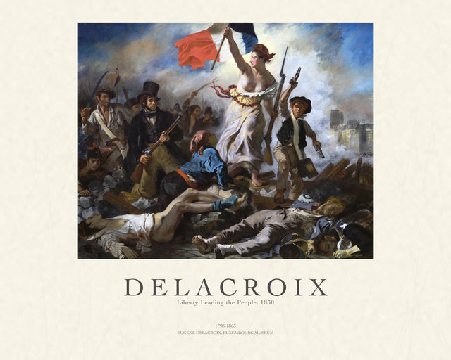 Delacroix - Liberty Leading the People, Gallery Style