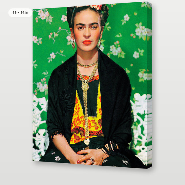 Frida Kahlo - Green, Gallery Wrap