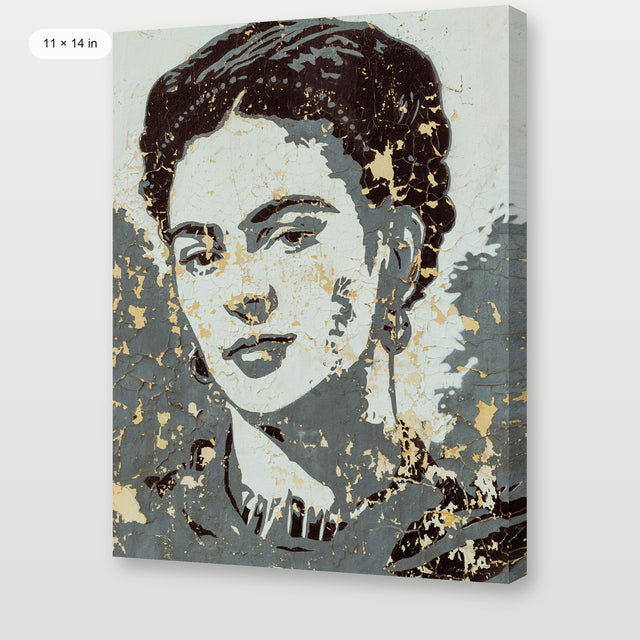 Frida Kahlo - Peeling Portrait, Gallery Wrap