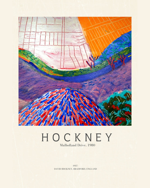 Hockney - Mulholland Drive, Gallery Style