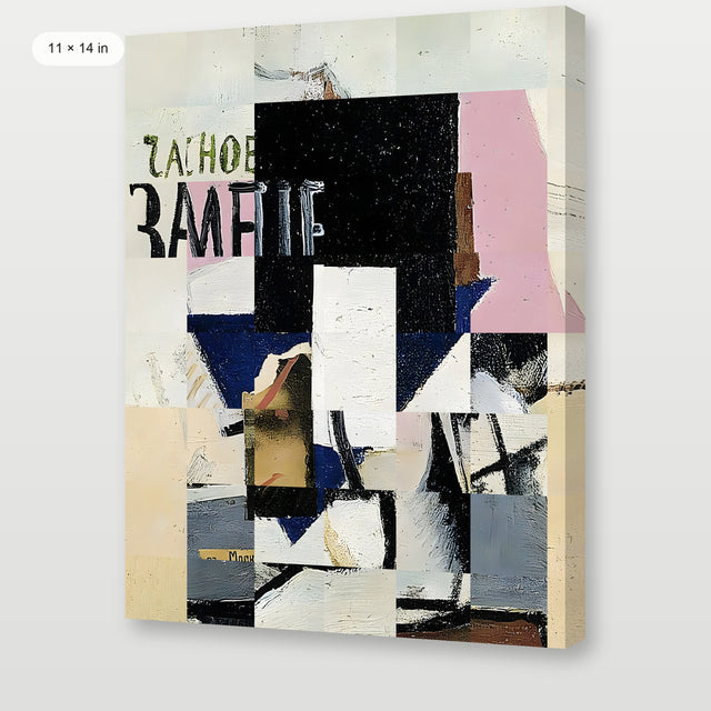 Malevich - Composition of the Mona Lisa, Gallery Wrap