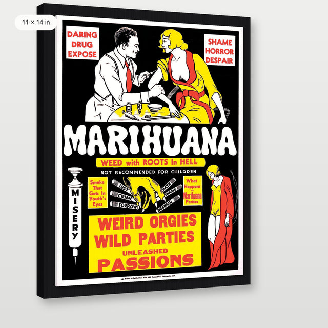 Marihuana Movie, Black Floater Frame
