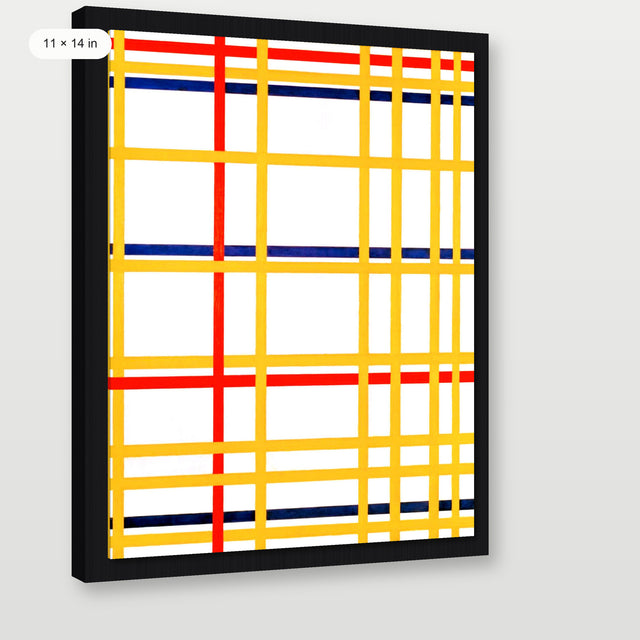 Mondrian - New York City, Black Floater Frame