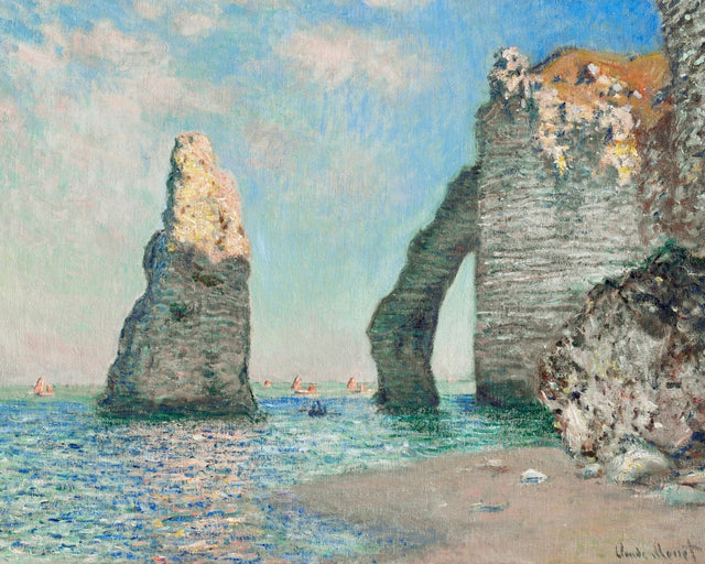 Monet - The Cliffs At Etretat, Full Bleed