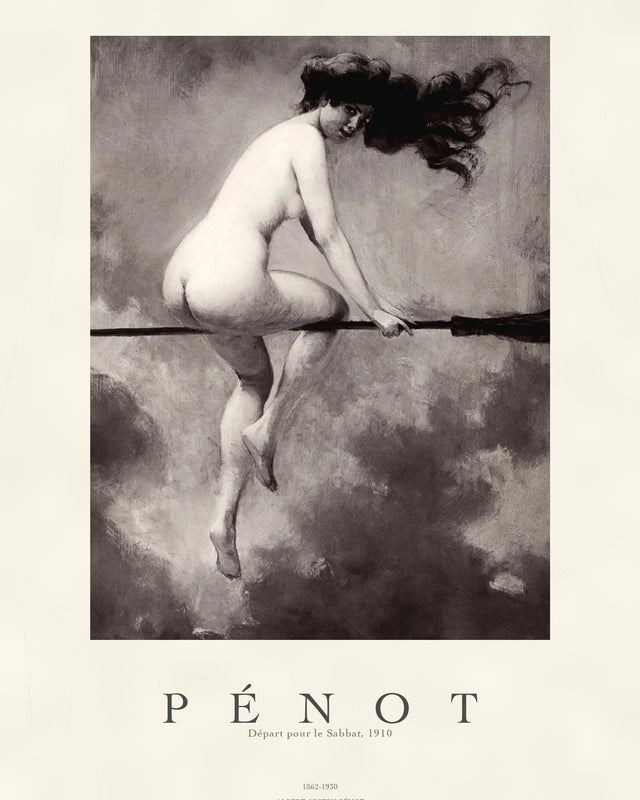 Penot - Witch on Broom, Gallery Style