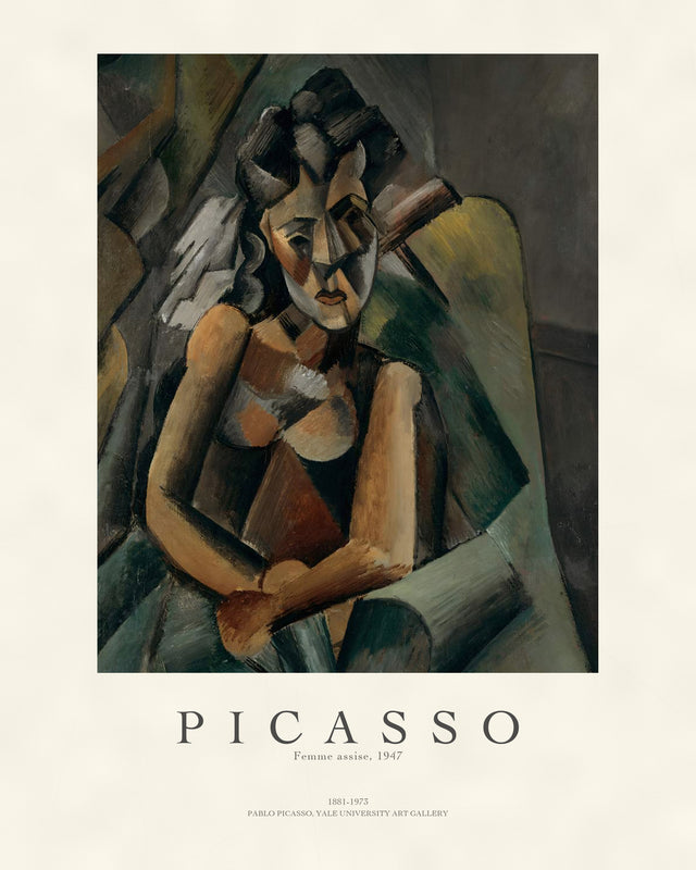 Picasso - Femme Assise, Gallery Style