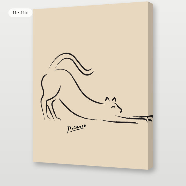 Picasso - The Cat, Gallery Wrap