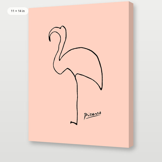 Picasso - The Flamingo, Gallery Wrap
