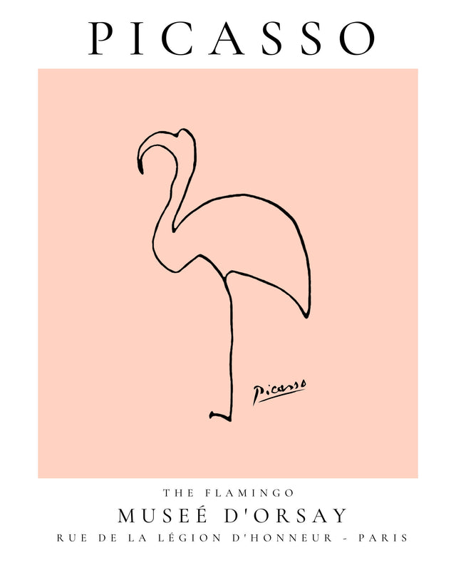 Picasso - The Flamingo, Gallery Style