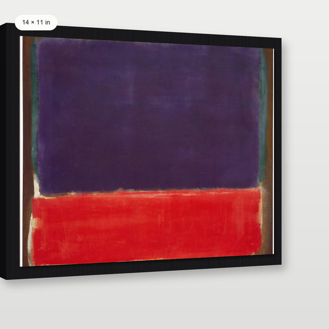 Rothko - No.14 P2, Black Floater Frame