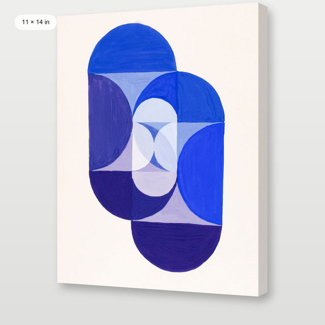 Schillinger - Key Blue, Gallery Wrap
