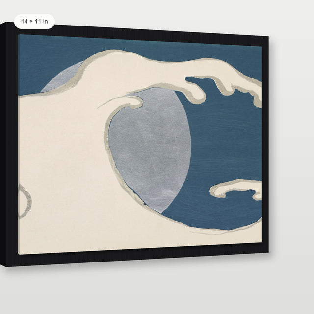 Sekka - Waves, Black Floater Frame