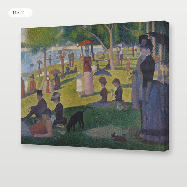 Seurat - A Sunday On La Grande Jatte, Gallery Wrap