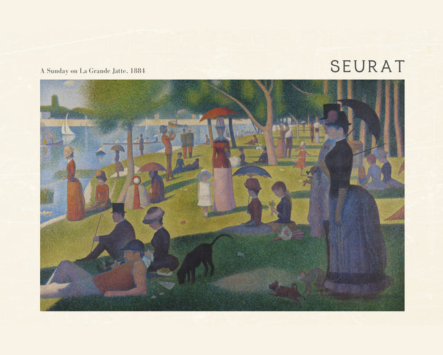 Seurat - A Sunday On La Grande Jatte, Gallery Style