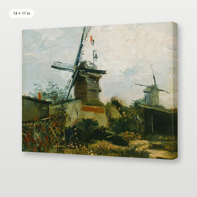 Van Gogh - Le Moulin De La Blute - fin, Gallery Wrap