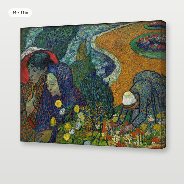 Van Gogh - Memory Of The Garden At Etten, Gallery Wrap