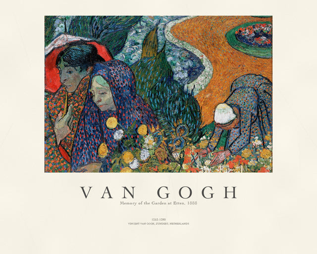 Van Gogh - Memory Of The Garden At Etten, Gallery Style