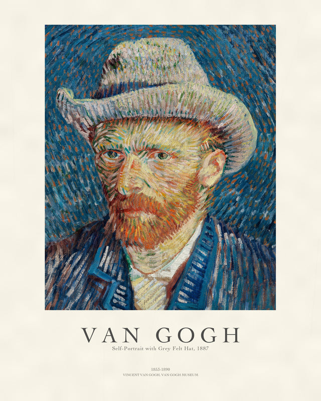 Van Gogh - Self Portrait, Gallery Style