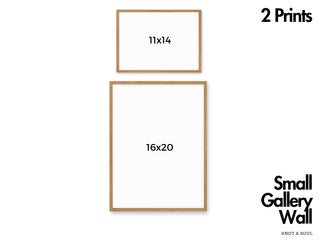 Neutral Winter Landscape Set of 2