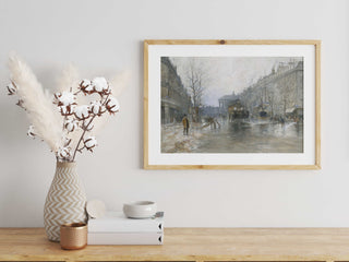 Paris Winter Street