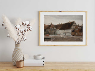 Warm Tone Winter Village