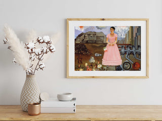 Kahlo - Self Portrait On The Mexican Border