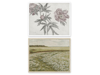 Spring Landscape Muted Green Set of 5