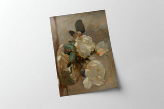 White Flower Pot