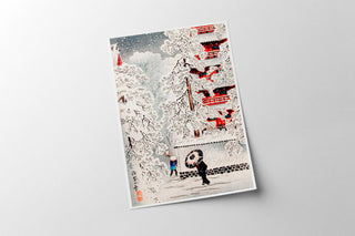 Takahashi - Snow at Asakusa