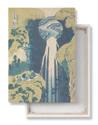 Hokusai - The Amida Falls - Canvas