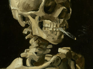 Van Gogh - Skull Of A Skeleton With Burning Cigarette