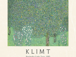 Klimt - Rose Bushes Under Trees