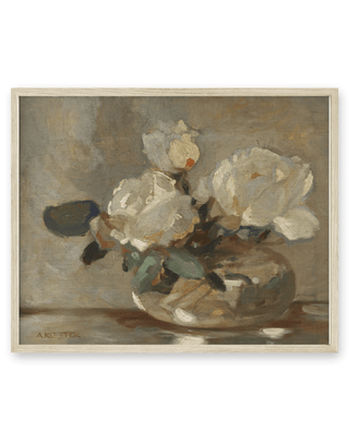 White Flower Pot