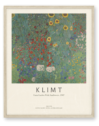 Klimt - Farm Garden With Sunflowers