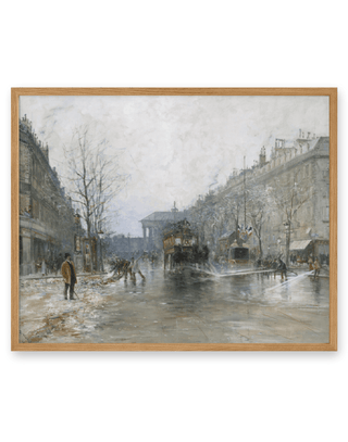 Paris Winter Street