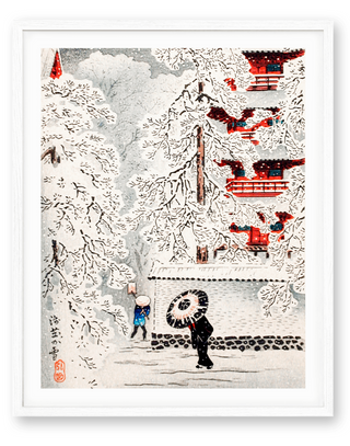 Takahashi - Snow at Asakusa