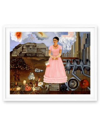 Kahlo - Self Portrait On The Mexican Border