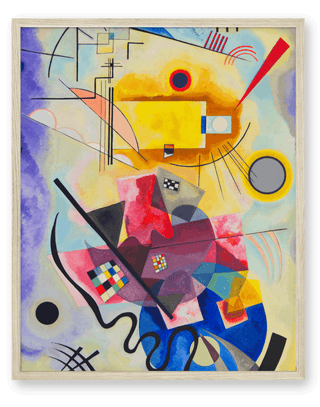 Kandinsky - Yellow - red - blue